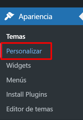 WordPress Personalizar