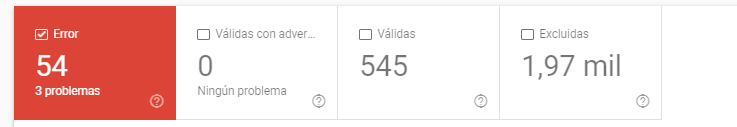 En Google Search Console: